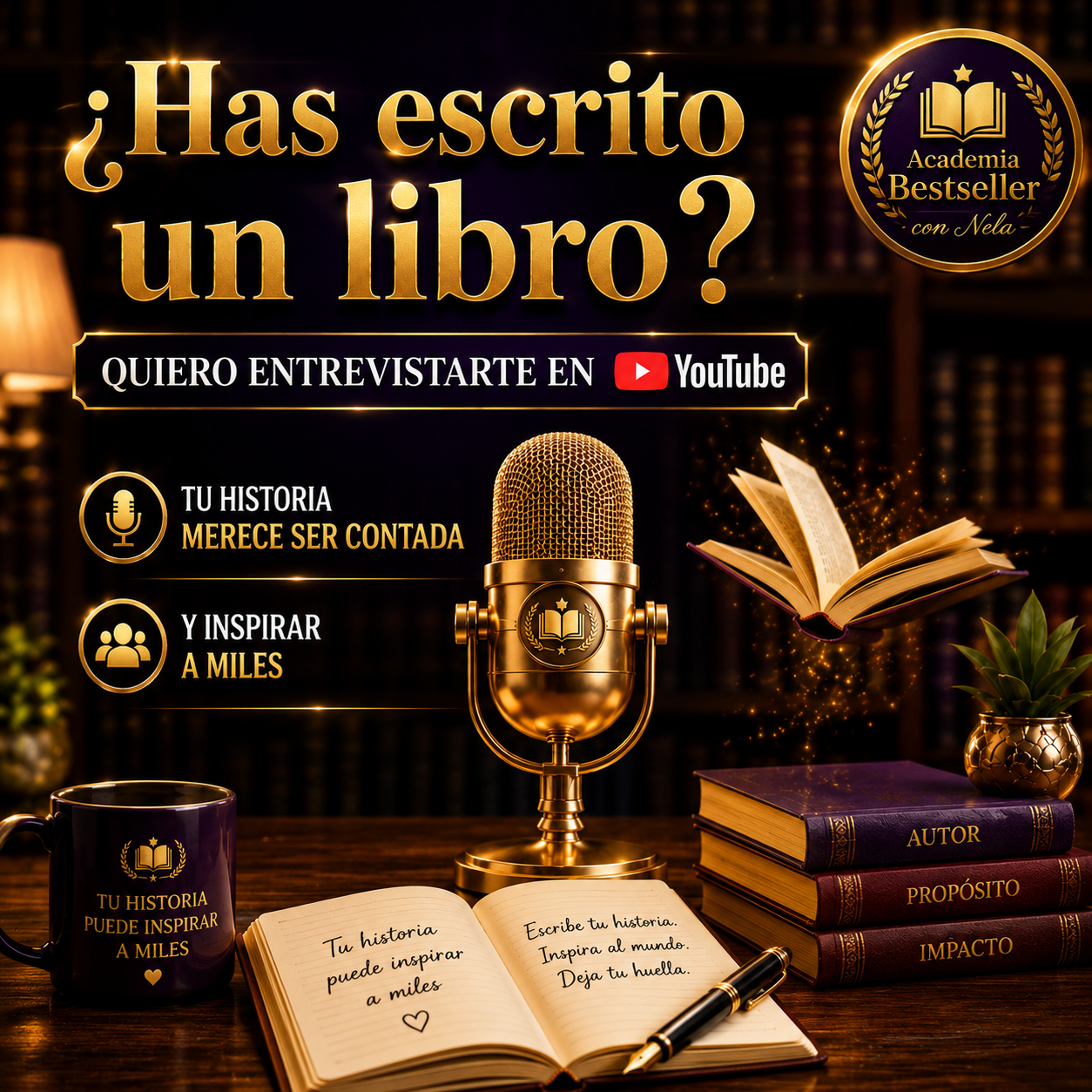 Entrevista YouTube Academia Bestseller