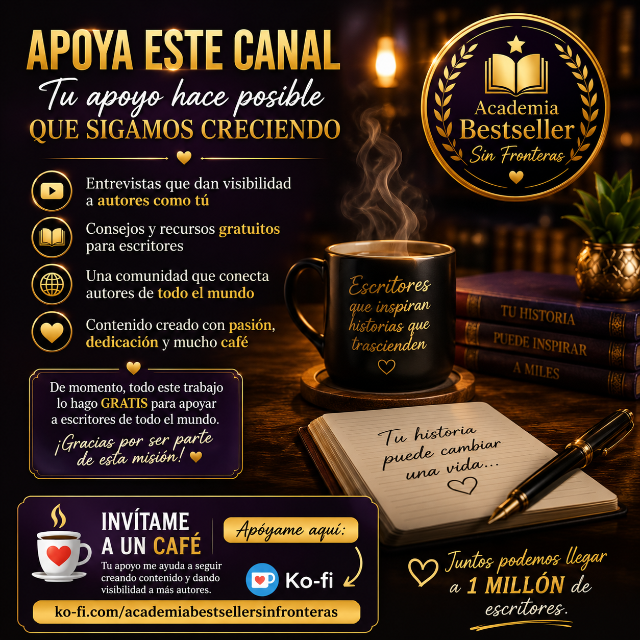 Apoya Academia Bestseller Sin Fronteras